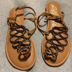 Naught Monkey Sandals